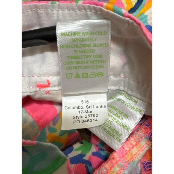 Lilly Pulitzer The Kerrie Short 3" Inseam Pink Multicolor Floral Women Size 4 - Picture 6 of 11